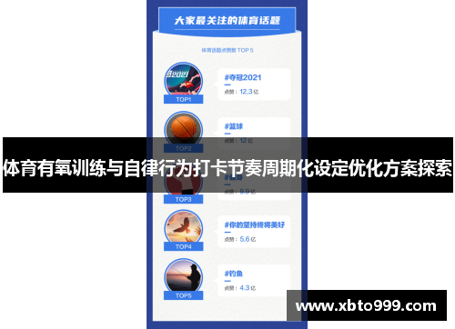 体育有氧训练与自律行为打卡节奏周期化设定优化方案探索